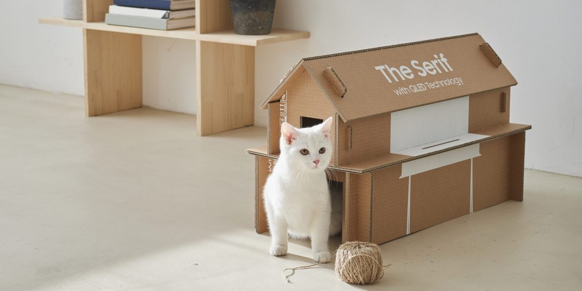 Lifestyle TV, la línea de televisiones de Samsung con packaging sostenible