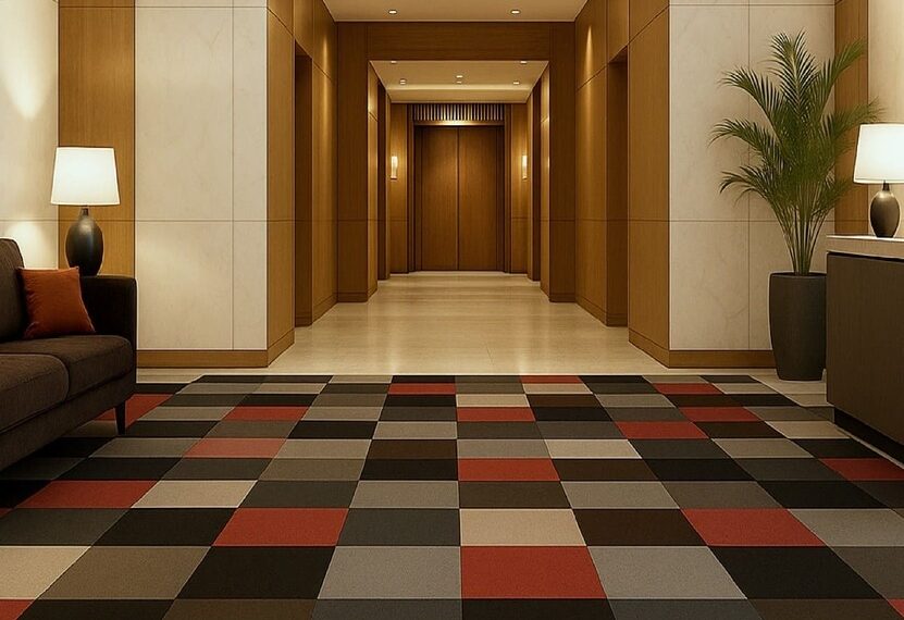 Eco Resonance, el suelo acústico hecho con vaqueros reciclados que quiere bajar el volumen en oficinas y hoteles